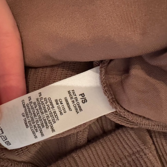 Brown body suit, size small - Picture 2 of 2